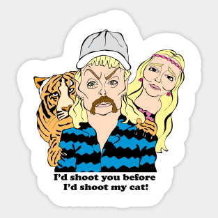 TIGER DOCUMENTARY FAN ART!!! Sticker